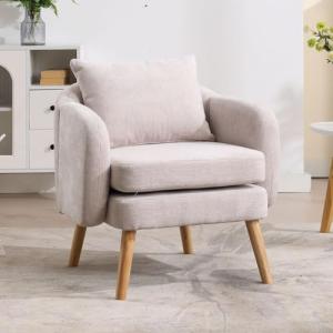 chairus Butaca de Salón Nórdica de Chenilla Sillón Dormitor…