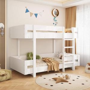 NQSLDM Litera 90 x 200 cm con escalera y protección anticaí…