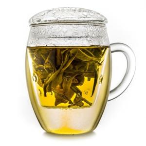 Creano Vaso de té todo en uno, taza de té grande con colado…