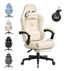 WOLTU Silla Gaming con Soporte Lumbar, Silla Oficina Ergonó…