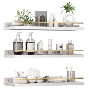 ZVZM Estanteria Pared Baño Cocina, 3 Baldas Pared, Estanter…