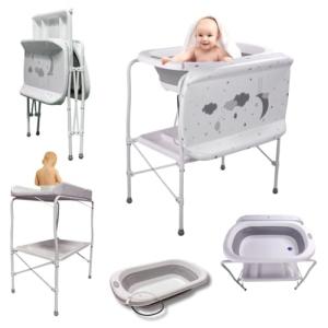 BATHBY | Bañera bebé con patas Multifuncional5en 1: Plegabl…