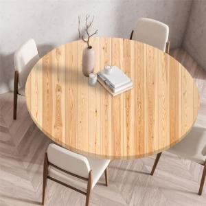 Chickwin Mantel Redondo Antimanchas con Bordes Elástica, Ma…