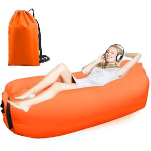 FainFun Sofá Inflable Playa, 200 * 70cm Sofá de Aire Playa,…