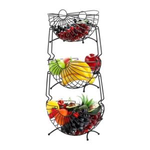 BreeRainz fruteros de cocina 3 pisos Desmontable fruteros d…