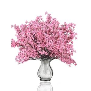 Flores 10 Unidades de 50 cm Flores Artificiales de Cerezo,…