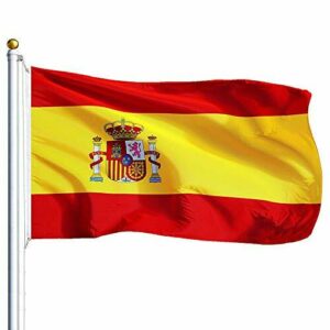 Bandera España Grande, Amison 2pcs Bandera de España, Resis…