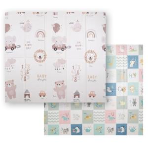 KiddyMoon Alfombra Bebe De Espuma Reversible Acolchada Tape…