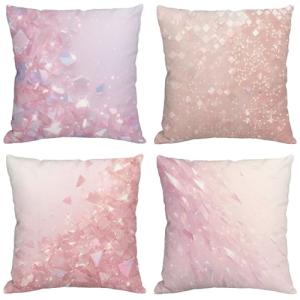Fundas Cojines 70x70 cm Juego de 4 Rosa Cojines Exterior Im…