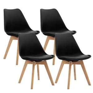 CangLong Pack de 4 Sillas de Comedor, Diseño Clásico, Vinta…