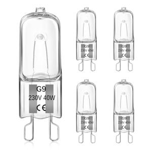 Bombilla Halógena G9 40W para Horno, Blanca Cálida Regulabl…