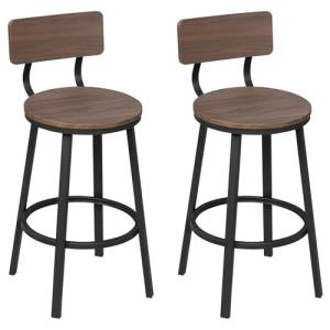 WOLTU Taburetes Bar Juego de 2, Taburetes Altos Cocina con…