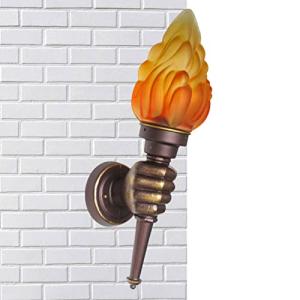 GIMOCOOL Lámpara de Pared con Forma de antorcha Creativa |…