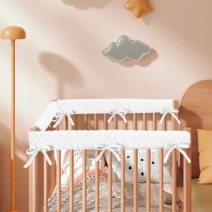 Guniata Protector de borde de cama para cunas, protección p…