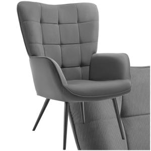 TecTake® Sillón Orejero Estilo Escandinavo, Butaca de Salón…