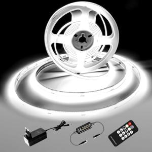 luktix Tira LED COB 5M, Tira LED Blanco Frío 6000K, Cinta L…