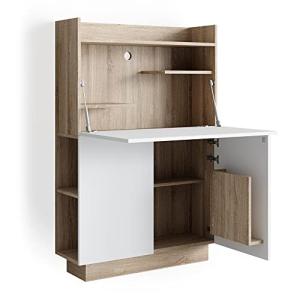 Vicco Escritorio Secretario Alena, Sonoma/Blanco, 85 x 27 cm