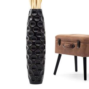 Leewadee Jarrón Grande De Suelo - Jarrón Alto De Madera De…