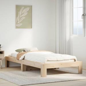 Vetnasa Estructura de Cama sin colchón Madera Maciza Pino 7…