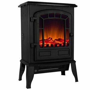 Deuba Chimenea Eléctrica de Pie Estufa Calefactor Efecto Ll…