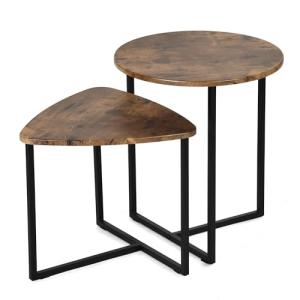 MEUBLE COSY Juego de 2 Mesas de Café Auxiliares para Sala d…