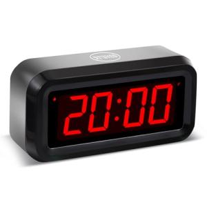 Timegyro Despertador LED Reloj Despertador Digital con Pila…