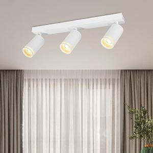 BOYIR Focos LED Interior Techo con 3 Focos GU10, Lámpara de…