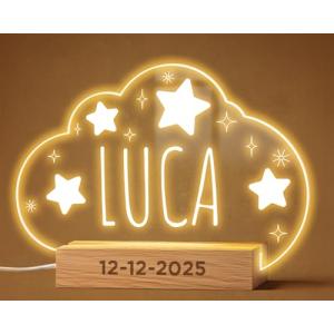 Panorama Lámpara Personalizada 22x15 cm - Modelo Nombre - R…