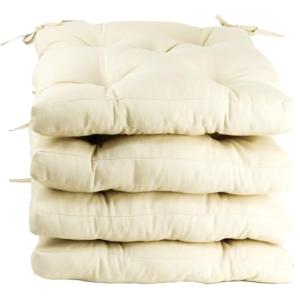 MORE FREE-Pack 4 Cojines para Silla，Cojin de Asiento Decora…