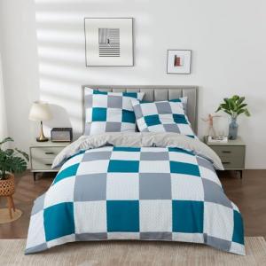 DECMAY Funda Nórdica Cama 135/150 cm Funda de Edredón a Cua…