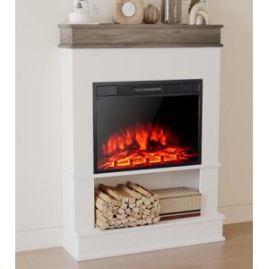 MachenFlame Chimenea eléctrica de 23" con Chimenea de Efect…