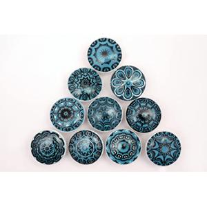 10 tiradores vintage de cerámica con distintos diseños de f…