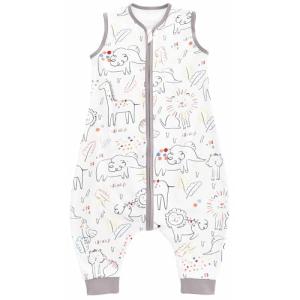 Chilsuessy Saco de dormir para bebé de verano con pies, 0,5…