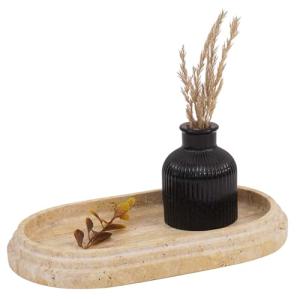 SPESHSTONES Travertine - Bandeja de tocador de 9.75 pulgada…