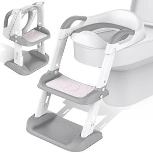 NCKIHRKK Adaptador WC Niños con Escalera, Reductor WC para…