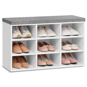 VASAGLE Banco Zapatero, Mueble Zapatero, Banco Recibidor co…