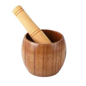 Wenrescry - Mortero de Madera Dura para Especias y Hierbas,…