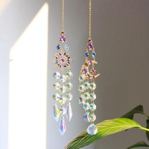 FOSDICK 2 Piezas Atrapasoles, Atrapasoles Cristal Colgante,…