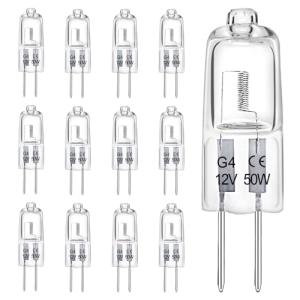 LedWekei Bombillas halógenas G4, bombilla de 12 V, 50 W, bo…