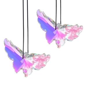 KELAV Atrapasoles Cristal,2 Piezas Butterfly Sun Catcher de…