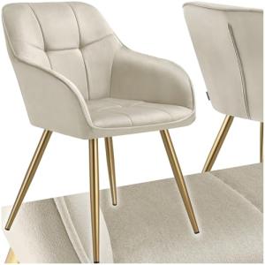 TecTake® Sillas de Comedor Elegantes, Tapizado Aterciopelad…