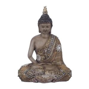 BY SIGRIS Figura Buda Amarillo de Resina 20X8X15cm Figura d…