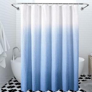 volumoon Cortinas de Ducha con Textura degradada para baño,…