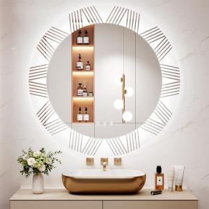 Dripex Espejo Baño con Luz LED Anti-Vaho, Retroiluminado, 3…