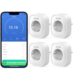 GHome Smart Enchufe Inteligente,Smart Alexa Plug Compatible…