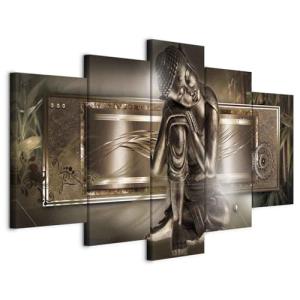 murando Cuadro en Lienzo Buda 100x50 cm Impresión de 5 Piez…