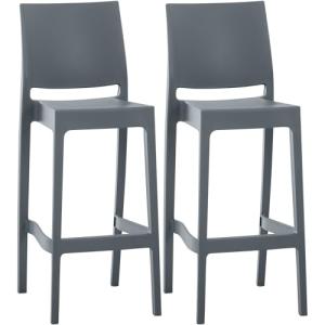 CLP Set De 2 Taburetes Maya De Exterior I 2 Taburetes Altos…