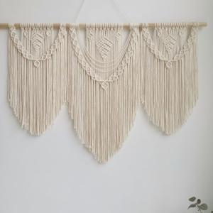 Ordeluxe Macramé 110cm x 82cm Tapiz Boho, Grande, Hecho a M…