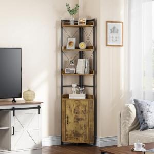YITAHOME Librería Esquinero, Estantería Industrial con Gabi…