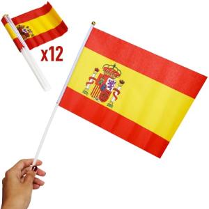 Bandera España Grande, Amison 2pcs Bandera de España, Resistente a